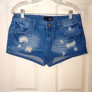 Hype Distressed Shorts Size 11